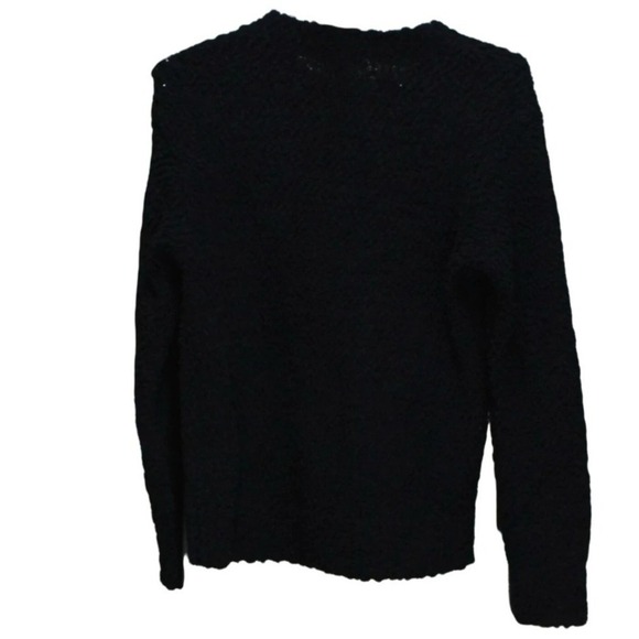 Style & Co Teddy Boucle Chenille Sweater Deep Black PS - Picture 3 of 3